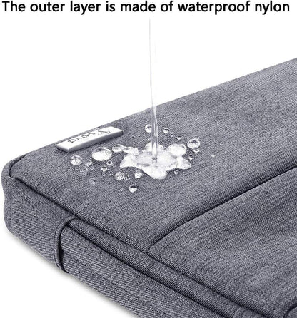 11 11.6 12 Inch Laptop Sleeve Case,Slim Computer Cover Bag Compatible with Macbook Air 11,Mac 12,Surface Pro 9 8 7/Laptop Go 2 3,HP Acer Asus Samsung Chromebook 4,Grey